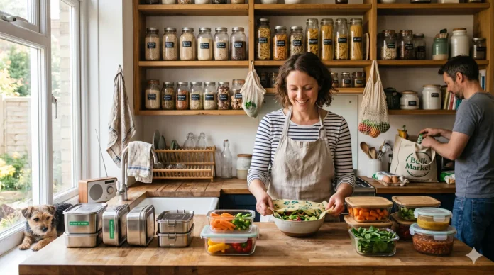 Plastic-Free Food Storage Ideas Reusable Swaps That Actually Work Plastic-free food storage ideas using reusable containers in a sustainable kitchen