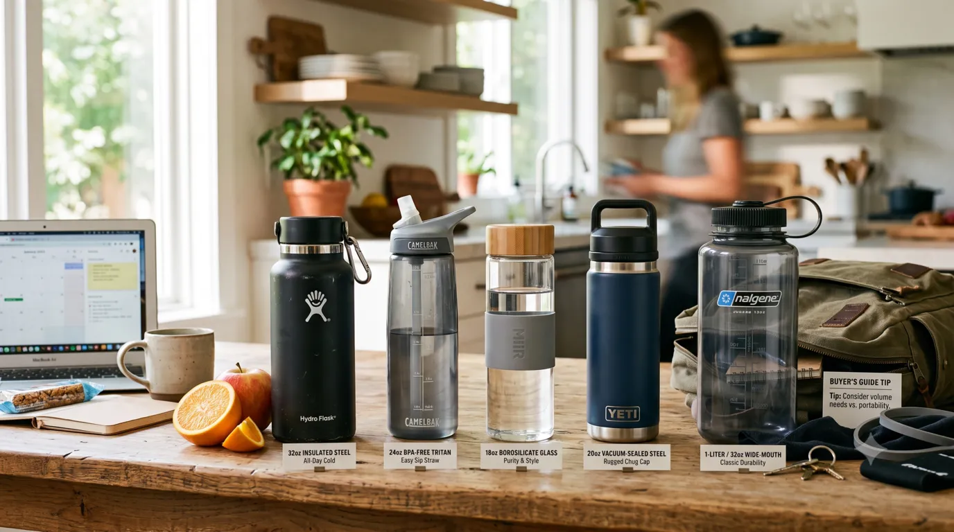 Top reusable water bottle picks compared for different budgets and lifestyles